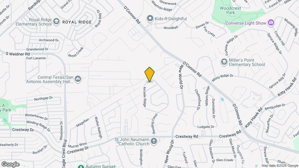 6722 Badger Pass Dr Map and Location Details