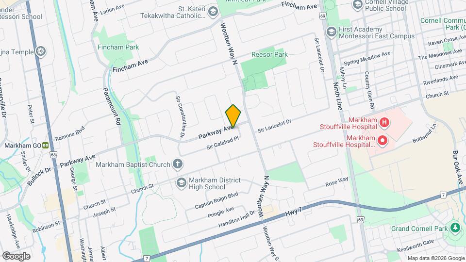 113 Parkway Ave Map and Location Details