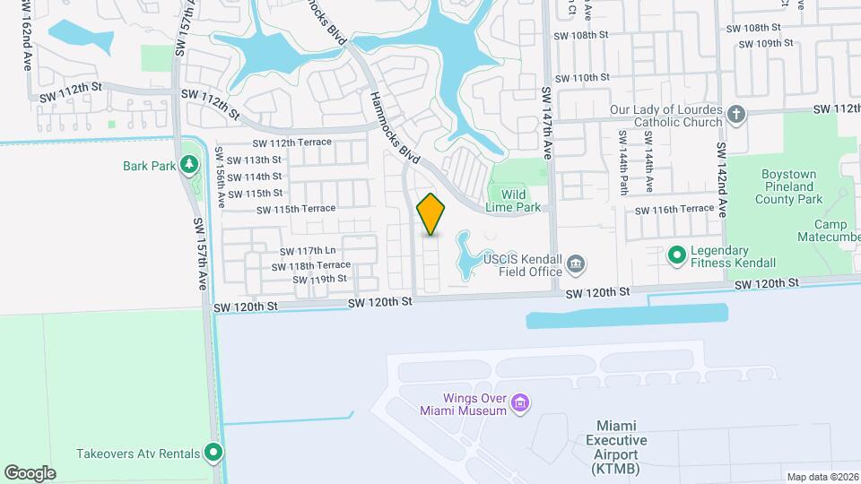 15076 SW 117th Terrace Map and Location Details