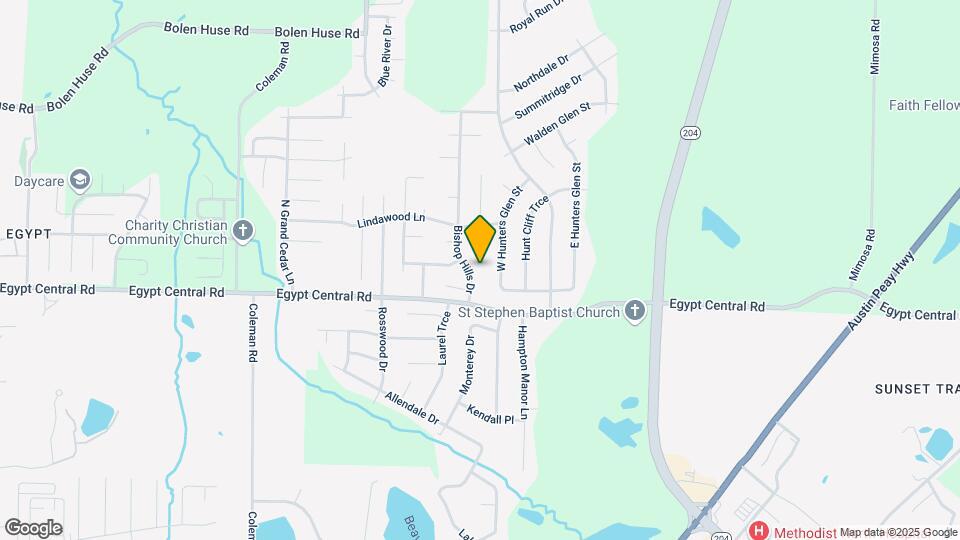 4320 Bishop Hills Dr Map and Location Details
