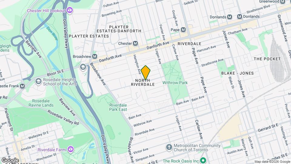 91 Hogarth Ave Map and Location Details