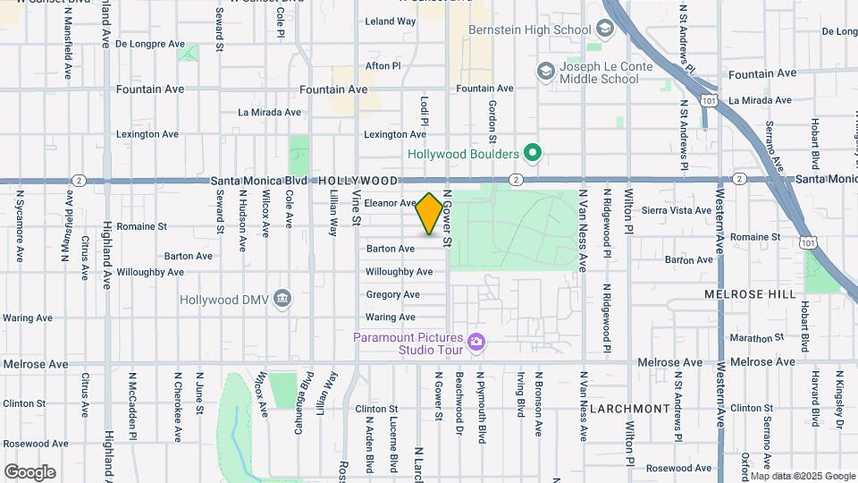 5925 Barton Ave Map and Location Details