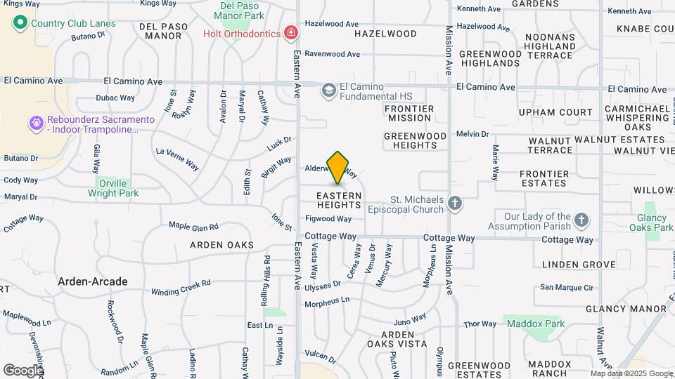 4330 Baywood Way Map and Location Details