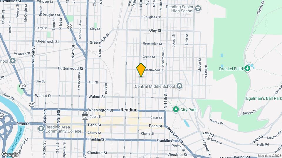 319 N 9th St, Unit 2 Mapa y Detalles de la Ubicación