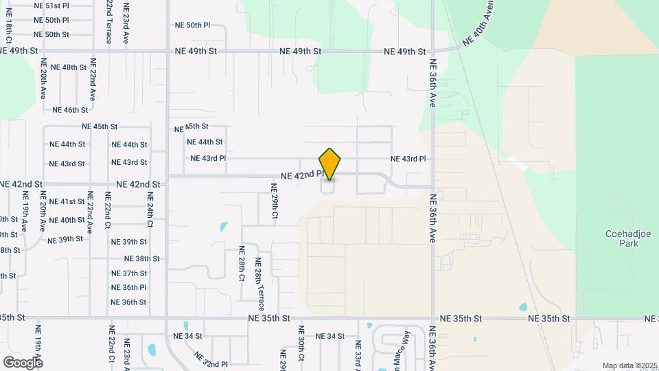 4221 NE 32nd Cir Map and Location Details