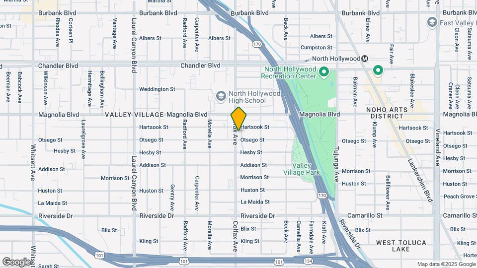 5114 Colfax Ave Map and Location Details