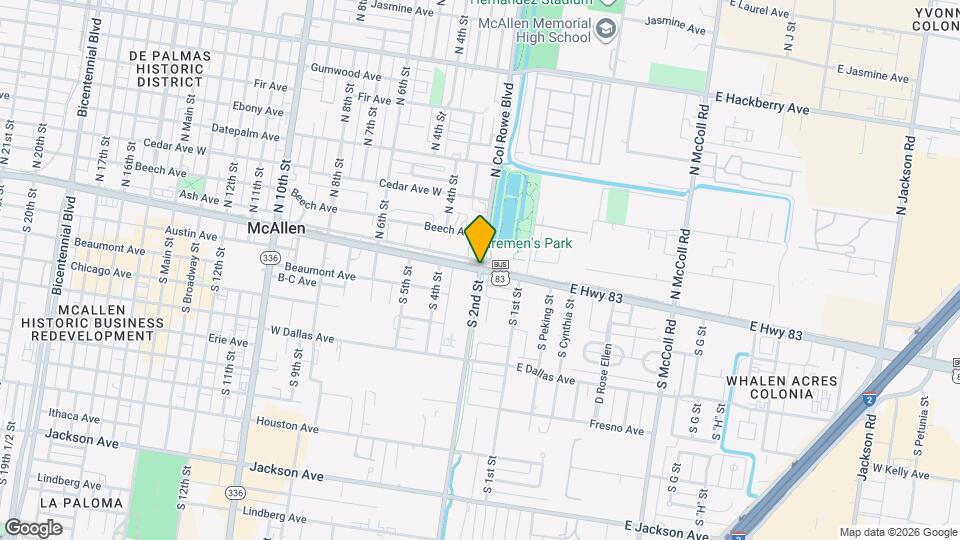 23 N 2nd St Map and Location Details