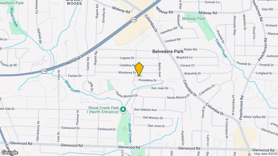 2980 Pasadena Dr Map and Location Details