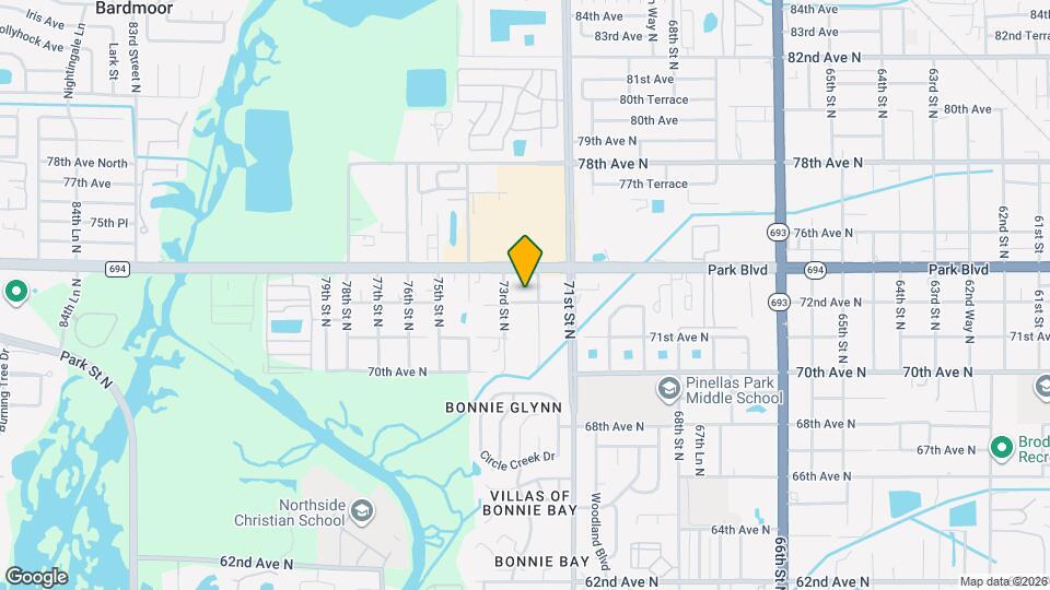 Cross Bayou Villas Map and Location Details