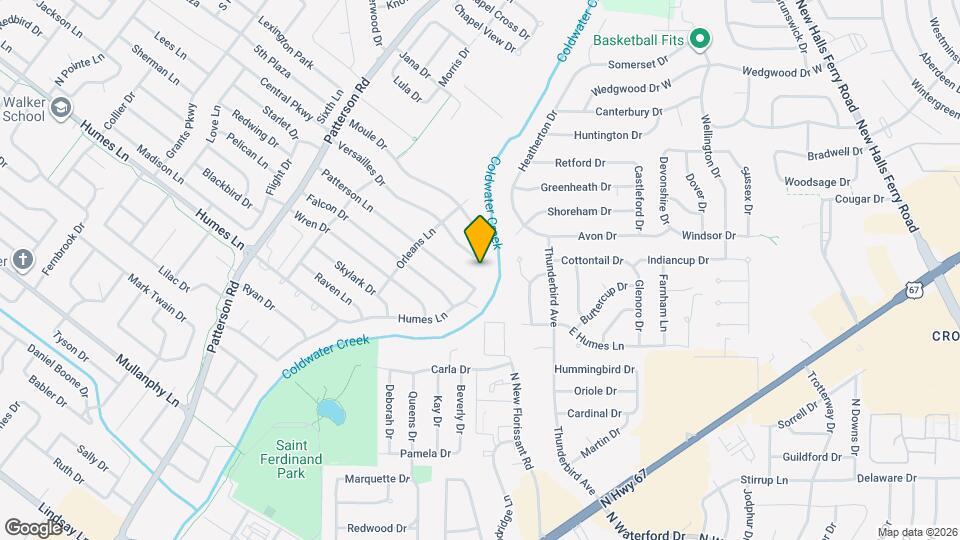 220 Versailles Dr Map and Location Details