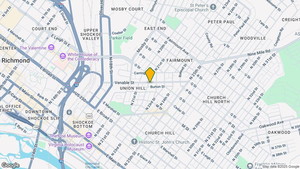 2205 Venable St Map and Location Details