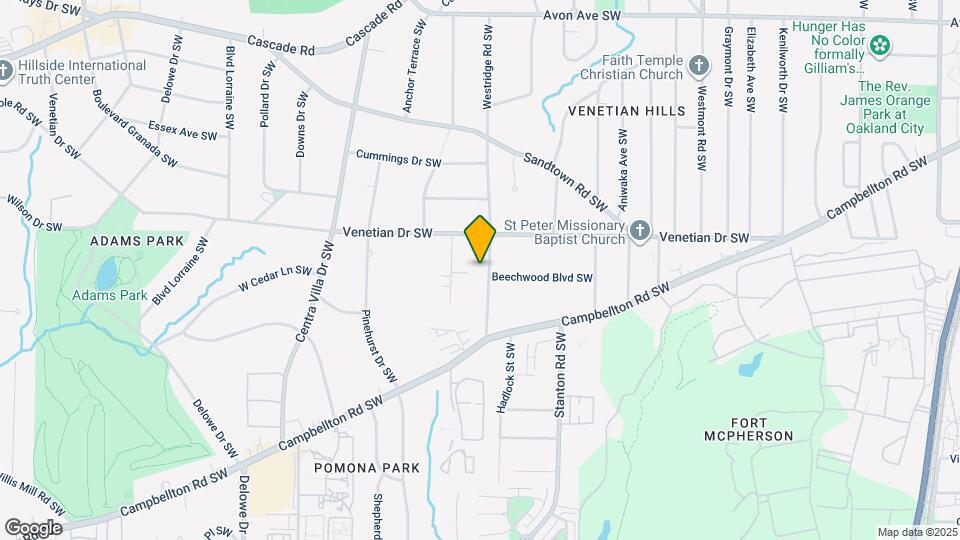 1547 Willowbrook Dr SW Map and Location Details