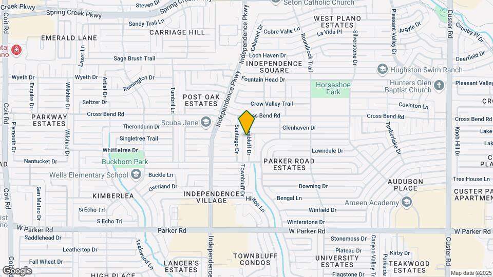 3829 Townbluff Dr Map and Location Details