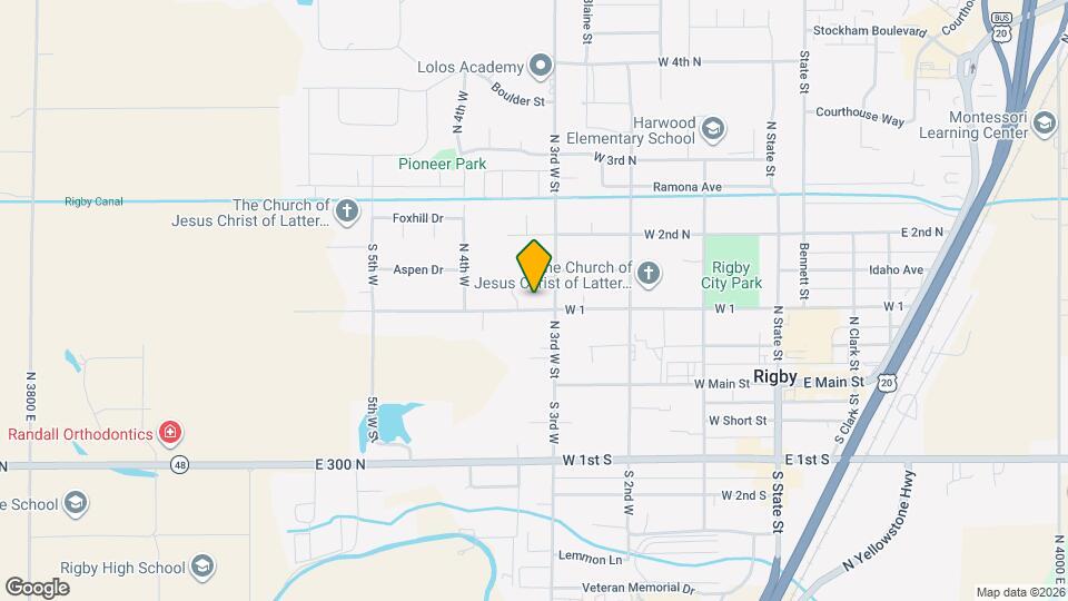 440 W 1st N Map and Location Details