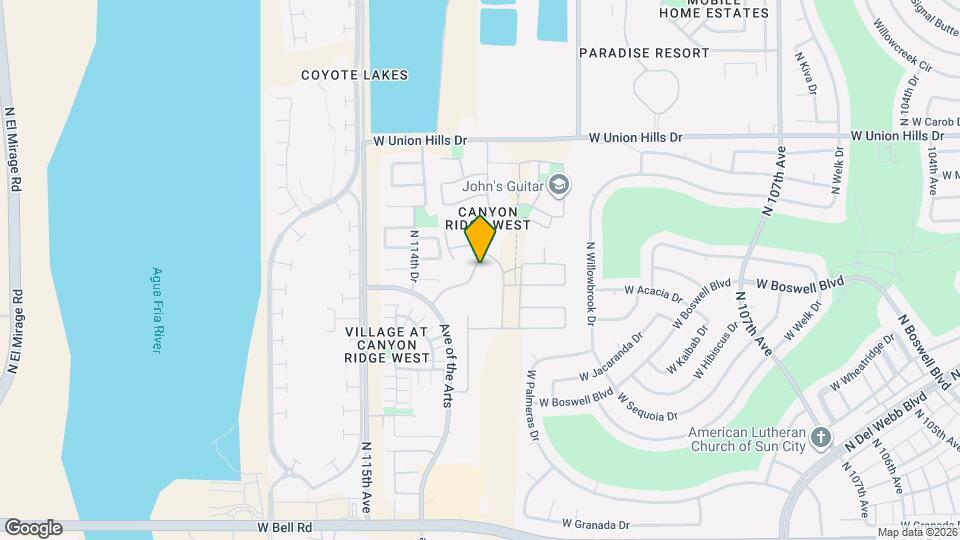 18071 N 113th Ave Mapa y Detalles de la Ubicación