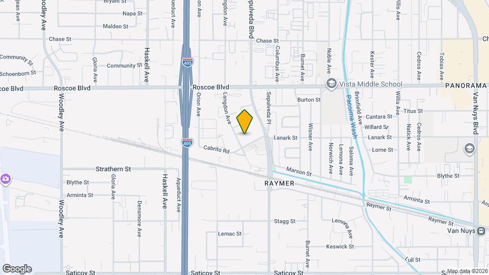 8070 Langdon Ave Map and Location Details