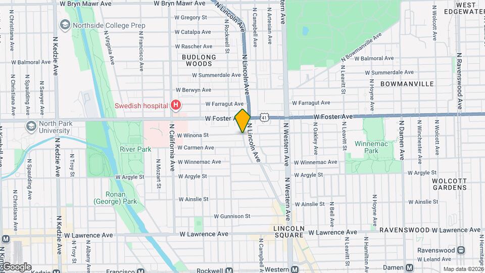 2515 W Winona St, Unit M04H Mapa y Detalles de la Ubicación