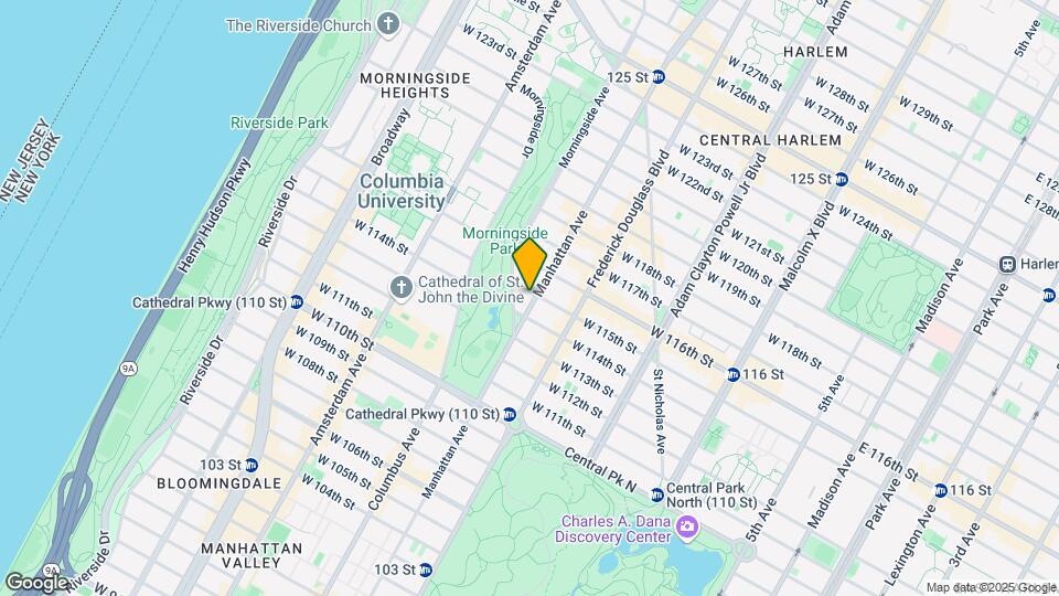 347 Manhattan Avenue Mapa y Detalles de la Ubicación
