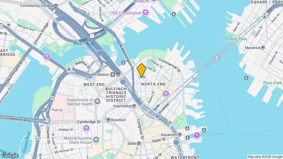 169 Endicott St-Unit -Apt 3 Map and Location Details