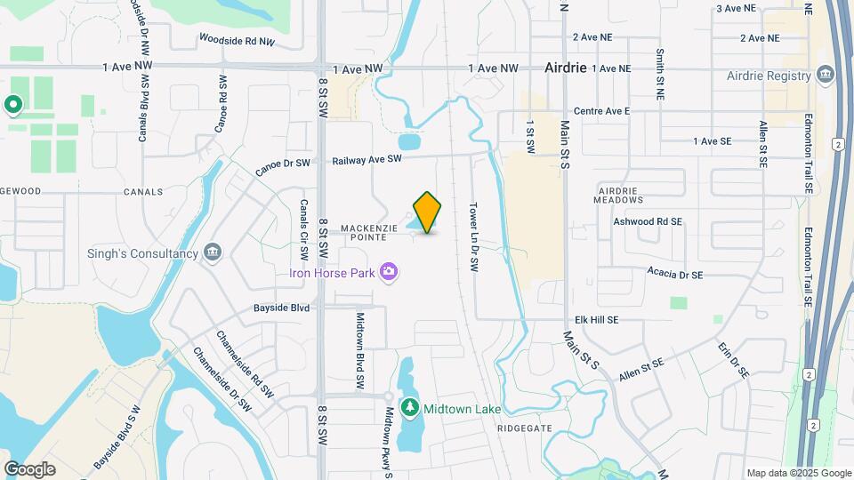109 Railway Ave SW Map and Location Details