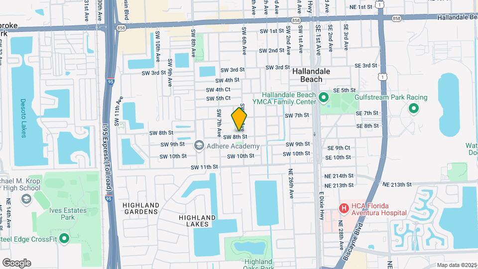 606 SW 8th St-Unit -1-2 Map and Location Details