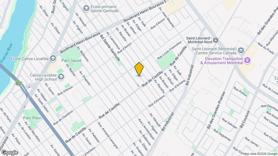 10976 Lamoureux Av Map and Location Details