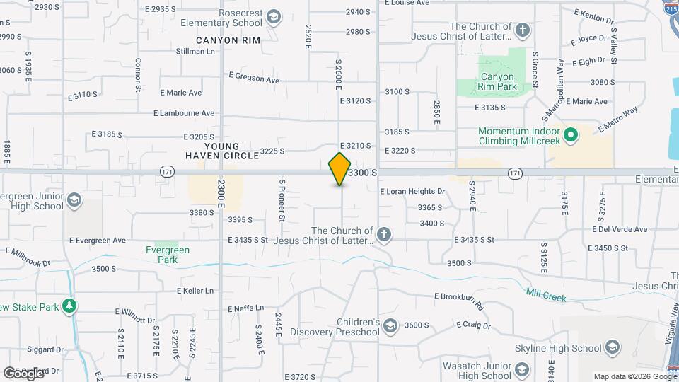 3344 S Oakwood St Map and Location Details
