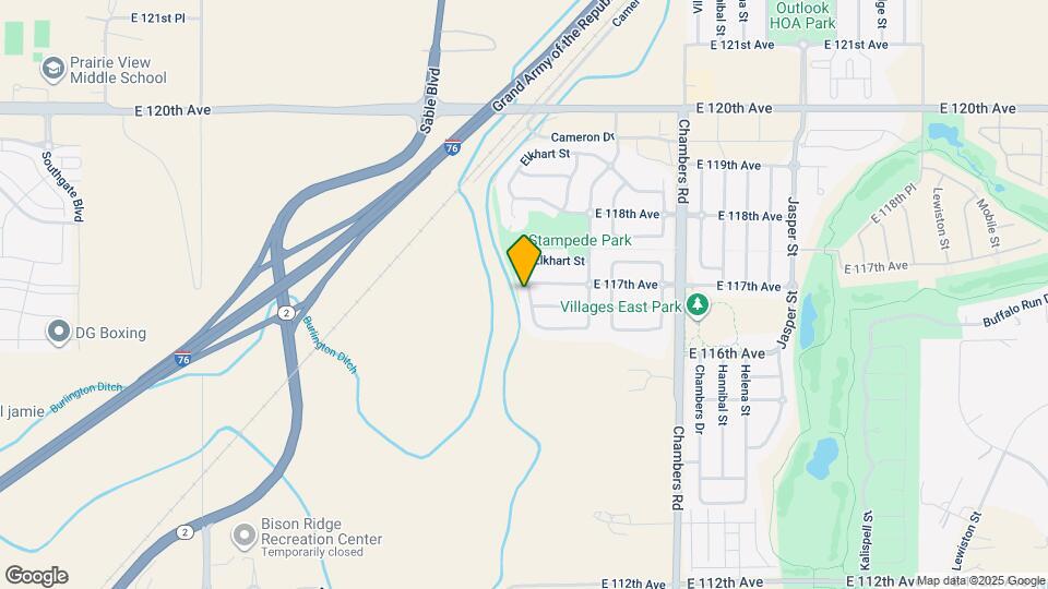 11671 Elkhart St Map and Location Details