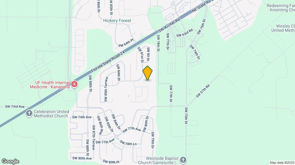 6934 SW 80th Dr Map and Location Details