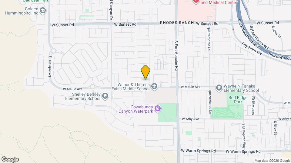 9594 Bighorn Ranch Ave Map and Location Details