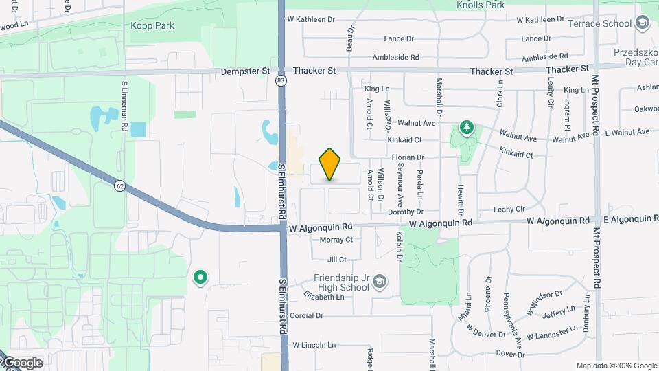 1101 Holiday Ln Map and Location Details