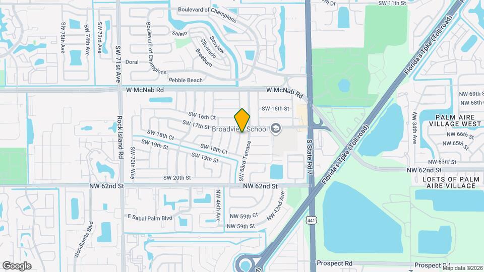 1720 SW 64th Ave Mapa y Detalles de la Ubicación