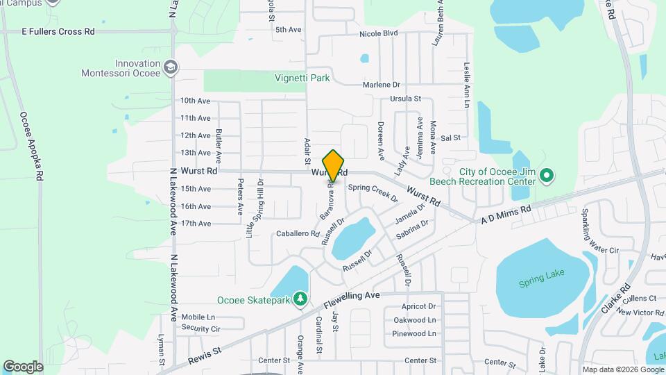 1301 Baranova Rd Map and Location Details