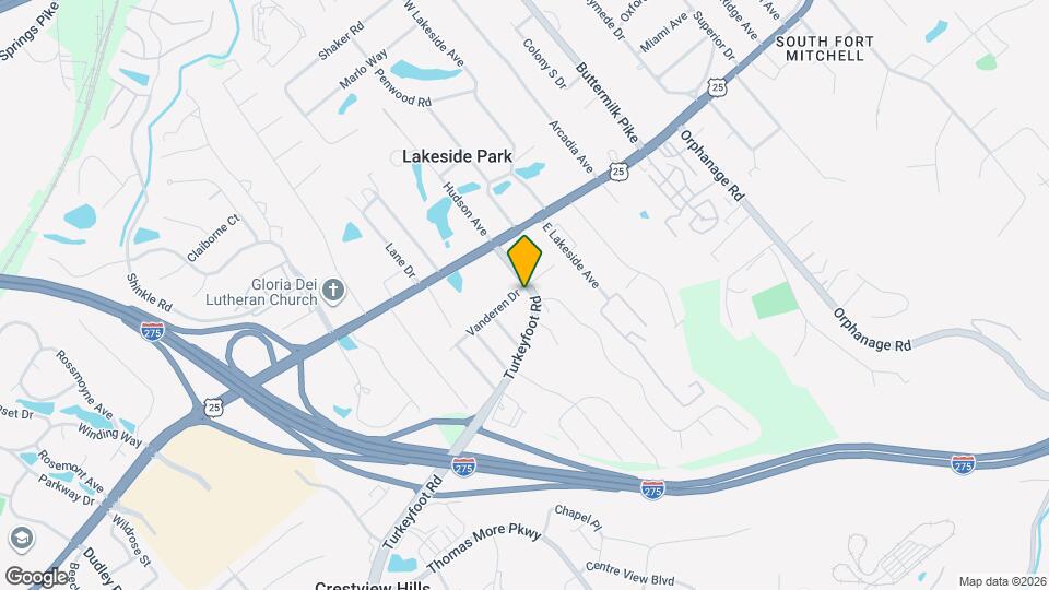 2641 Vanderen Dr Map and Location Details