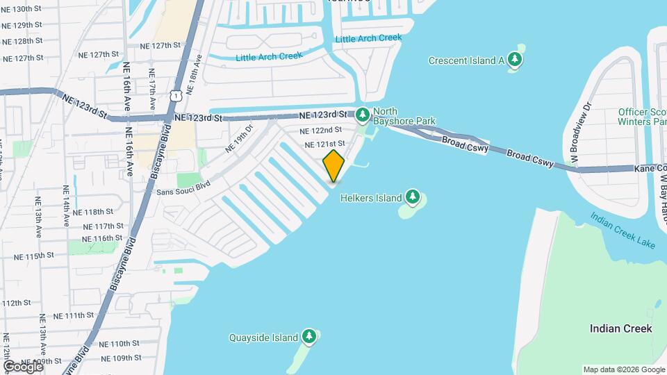 11930 N Bayshore Dr, Unit 1409 Map and Location Details