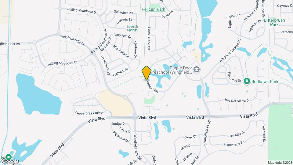 2859 Silverton Way Map and Location Details