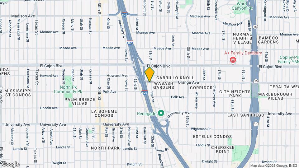 4192 33rd St Map and Location Details