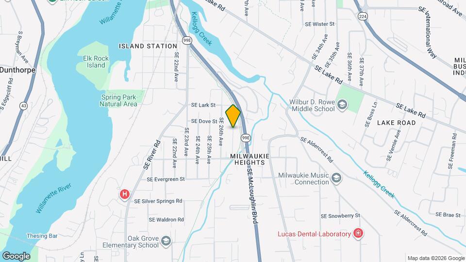 12578 SE 27th Ave Map and Location Details