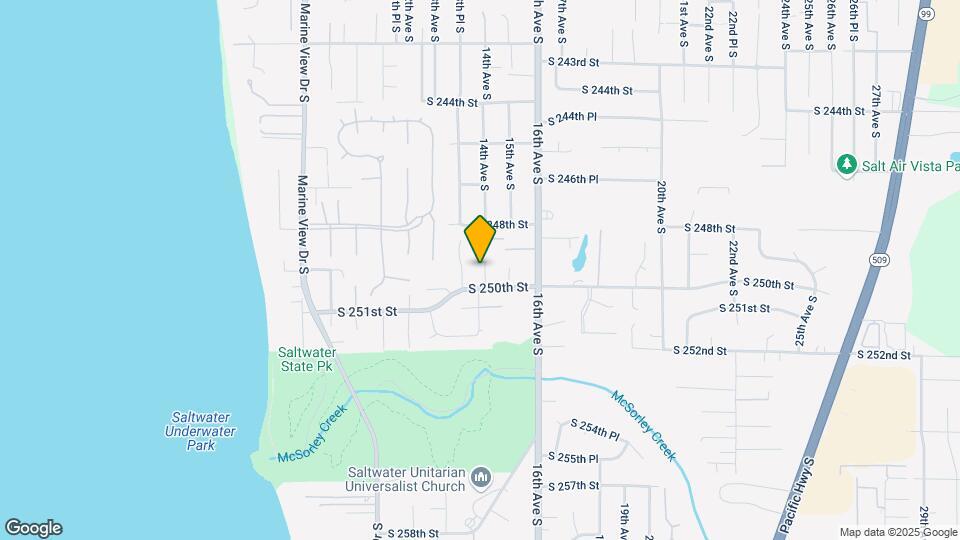 1350 S 250th St Map and Location Details