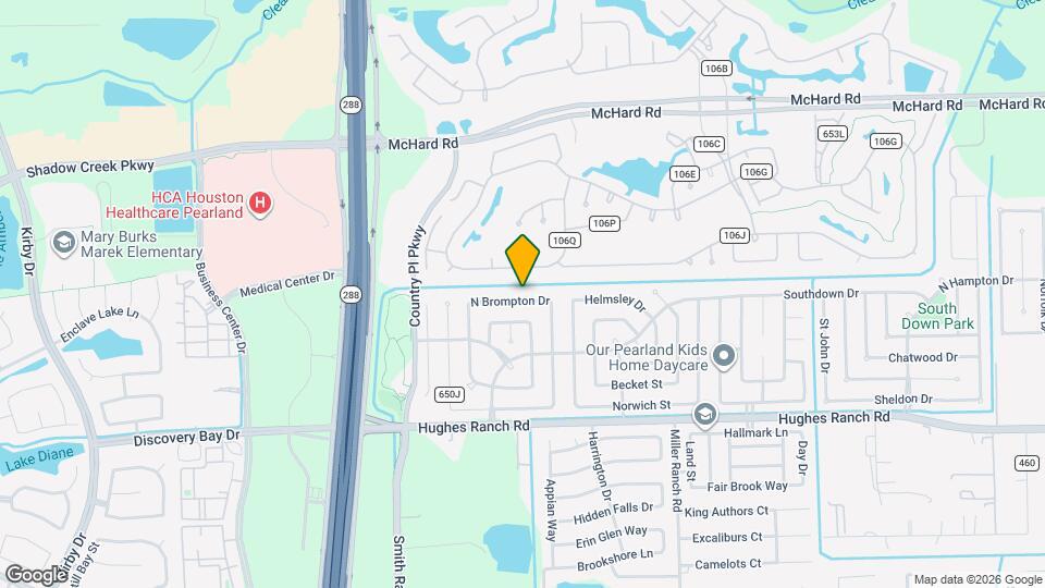 2723 N Brompton Dr Map and Location Details