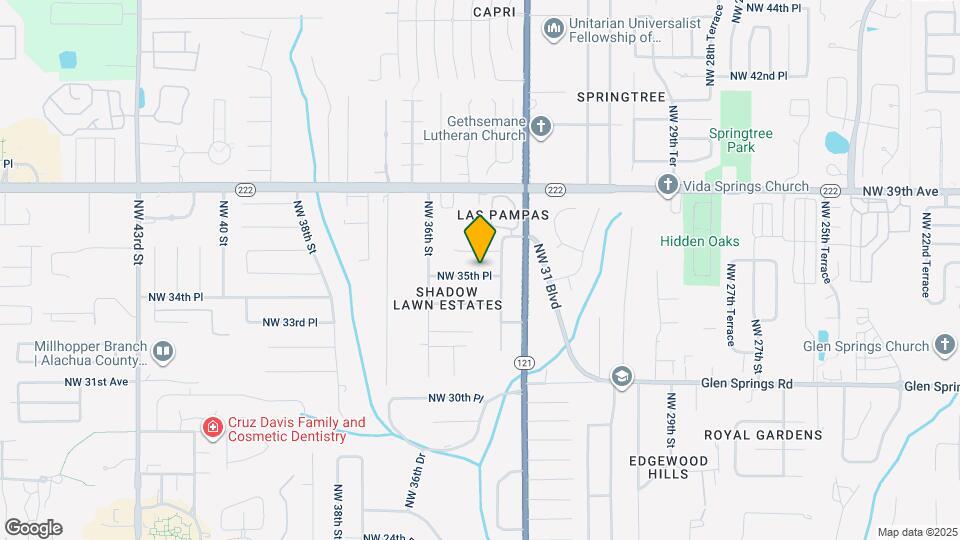3462 NW 35th Pl Map and Location Details