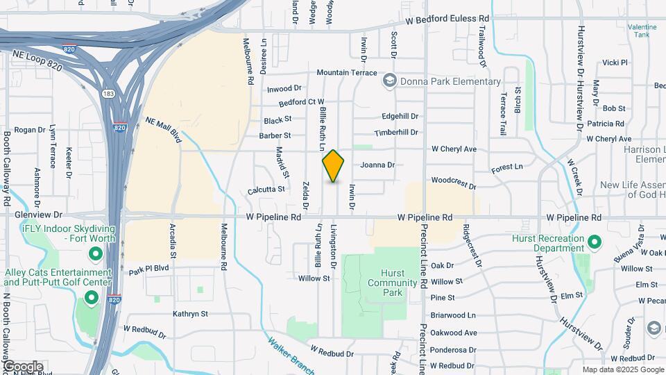 825 Livingston Dr Map and Location Details