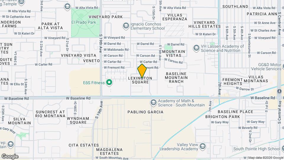 7328 S 16th Dr Mapa y Detalles de la Ubicación