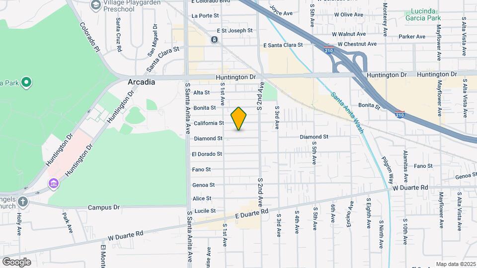 125 Diamond St Map and Location Details