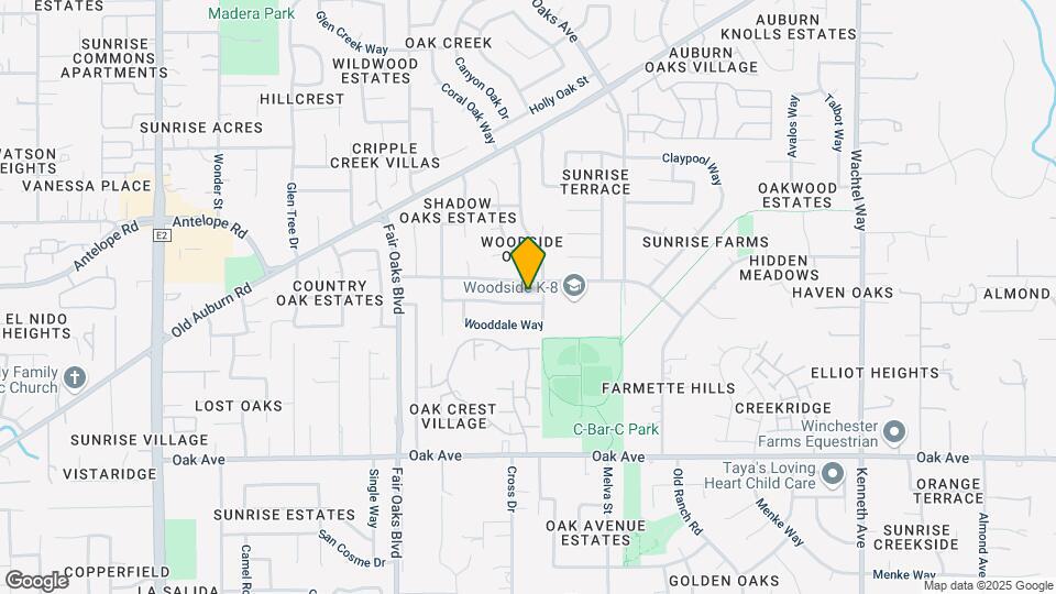 8187 Lin Oak Way Map and Location Details