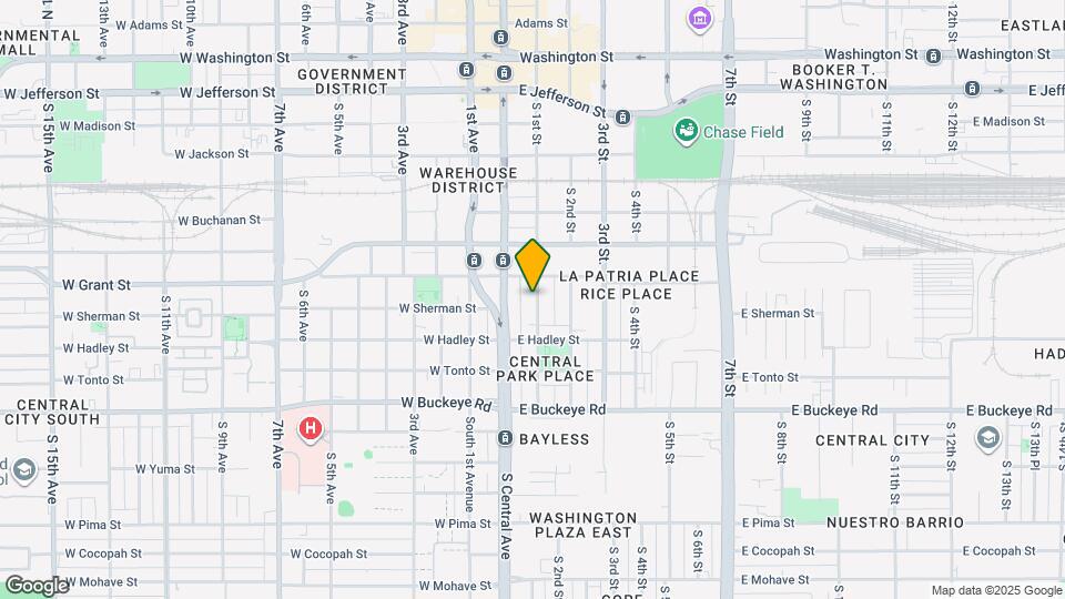 718 S 1st St Map and Location Details