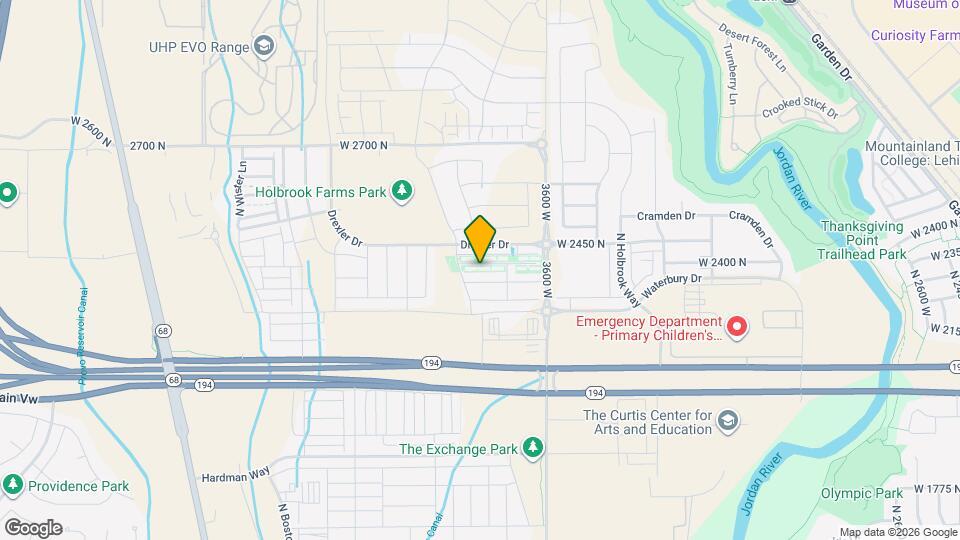 3807 W 2380 N Map and Location Details