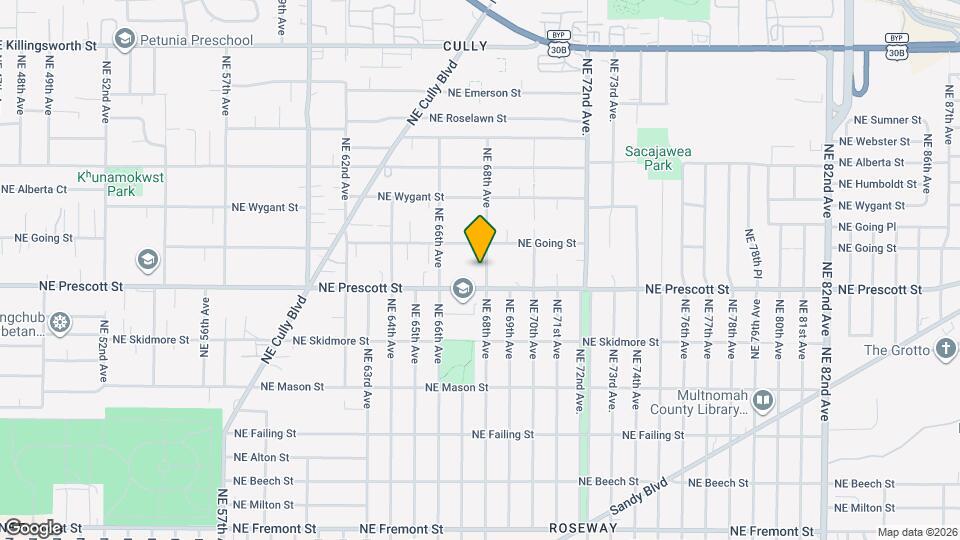 4539 NE 68th Ave Map and Location Details