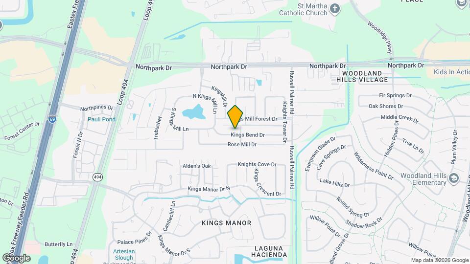 21519 Kings Bend Dr Map and Location Details