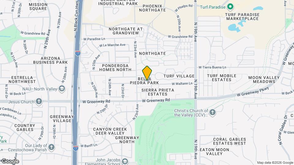 2213 W Carolina Dr Mapa y Detalles de la Ubicación